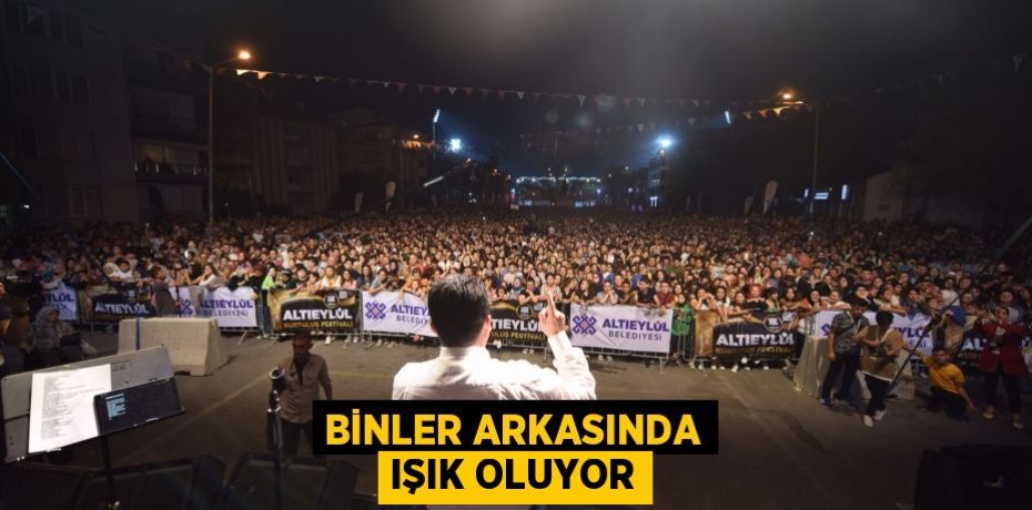 BİNLER ARKASINDA IŞIK OLUYOR