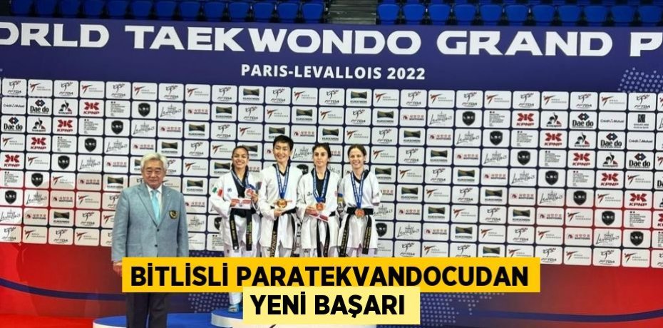 BİTLİSLİ PARATEKVANDOCUDAN YENİ BAŞARI