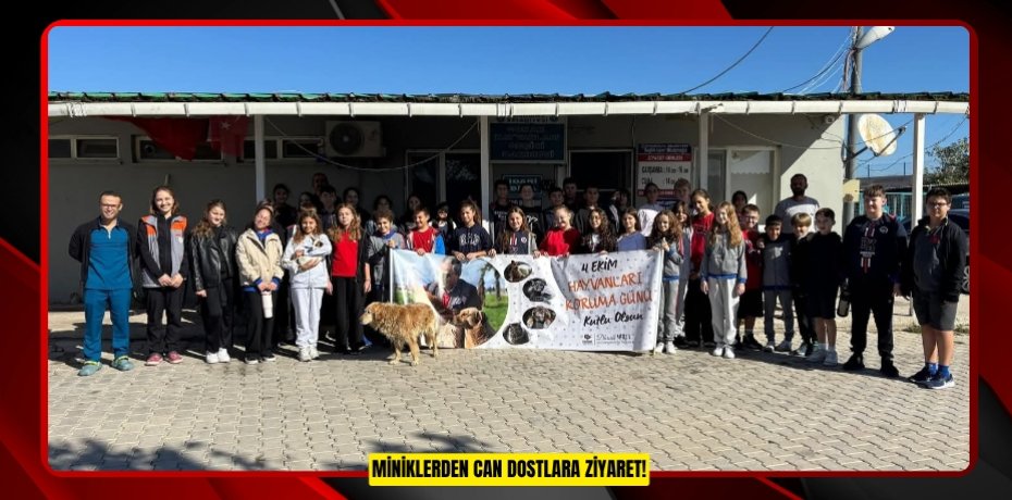 MİNİKLERDEN CAN DOSTLARA ZİYARET!