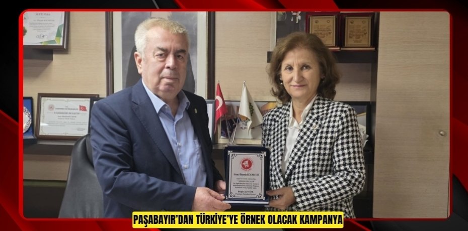 Paşabayır’dan Türkiye’ye örnek olacak kampanya  