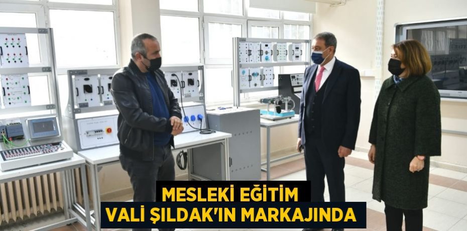 MESLEKİ EĞİTİM  VALİ ŞILDAK'IN MARKAJINDA