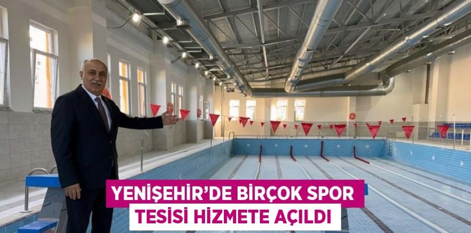 YENİŞEHİR’DE BİRÇOK SPOR TESİSİ HİZMETE AÇILDI