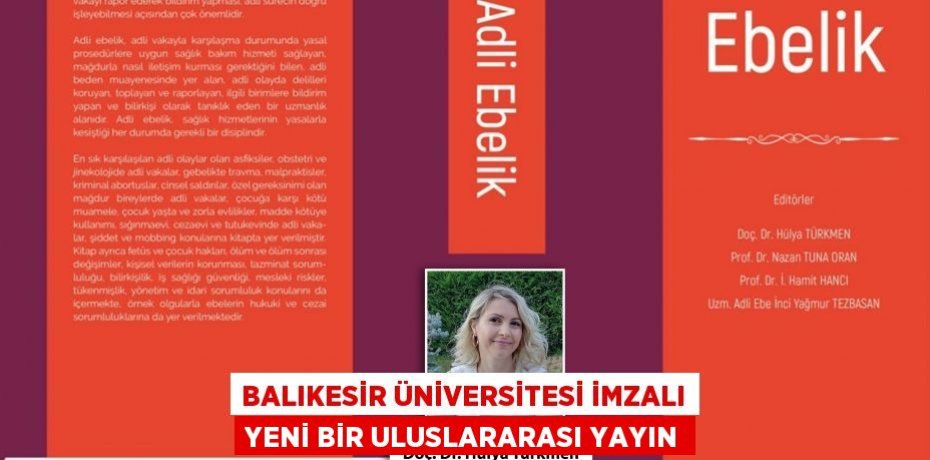 Balıkesir Üniversitesi İmzalı Yeni Bir Uluslararası Yayın