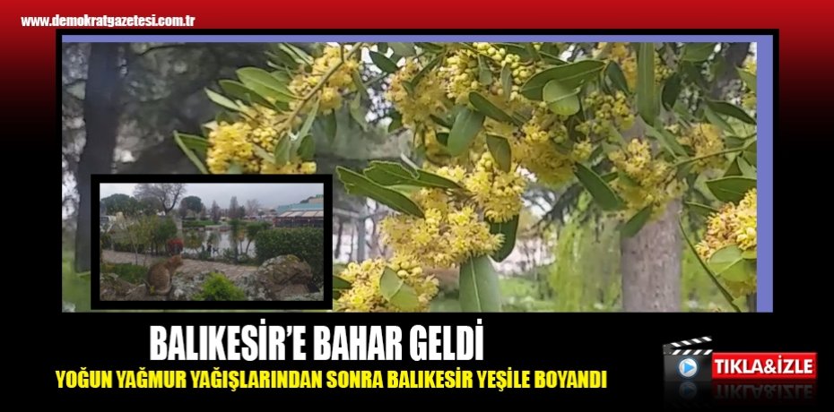 BALIKESİR’E BAHAR GELDİ.