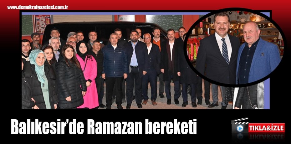 Başkan Yılmaz, gönül sofralarında orucunu açıyor