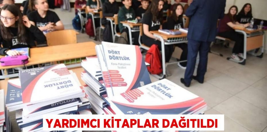 Yardımcı kitaplar dağıtıldı