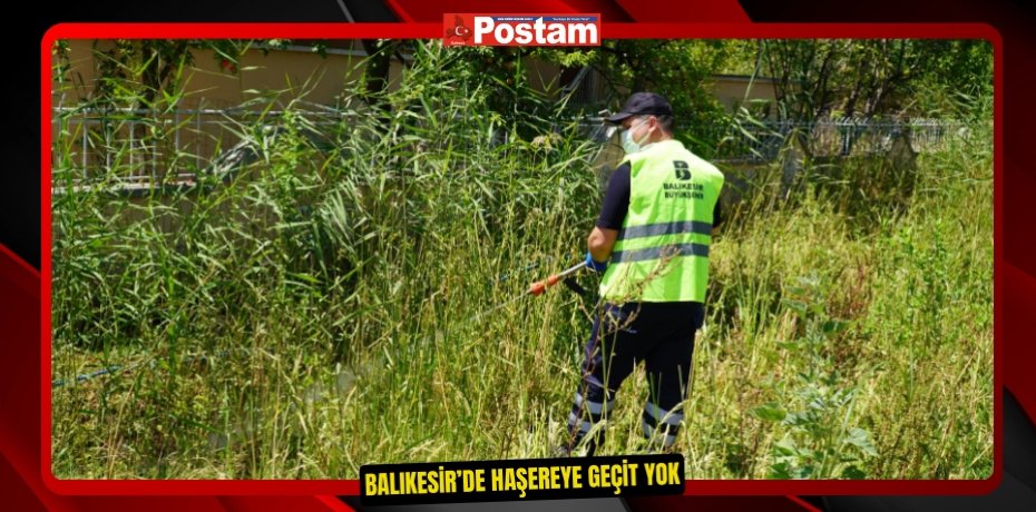 Balıkesir’de haşereye geçit yok