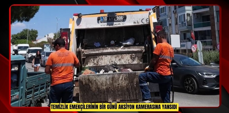 Temizlik emekçilerinin bir günü aksiyon kamerasına yansıdı  