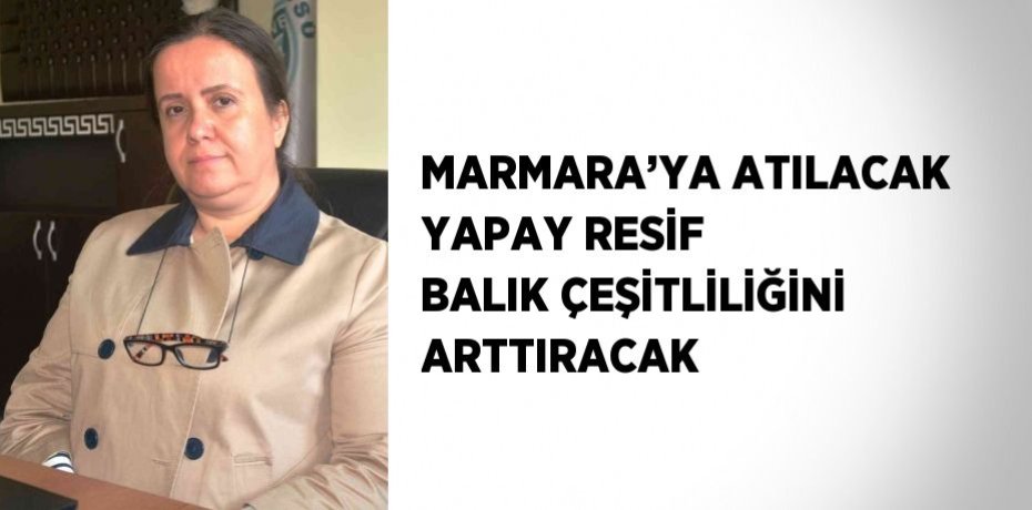 MARMARA’YA ATILACAK YAPAY RESİF BALIK ÇEŞİTLİLİĞİNİ ARTTIRACAK