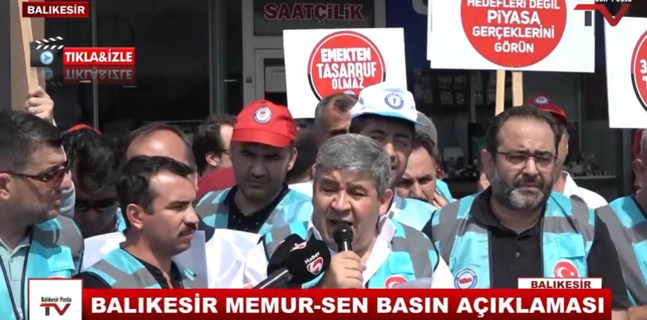 BALIKESİR MEMUR-SEN BASIN AÇIKLAMASI 4