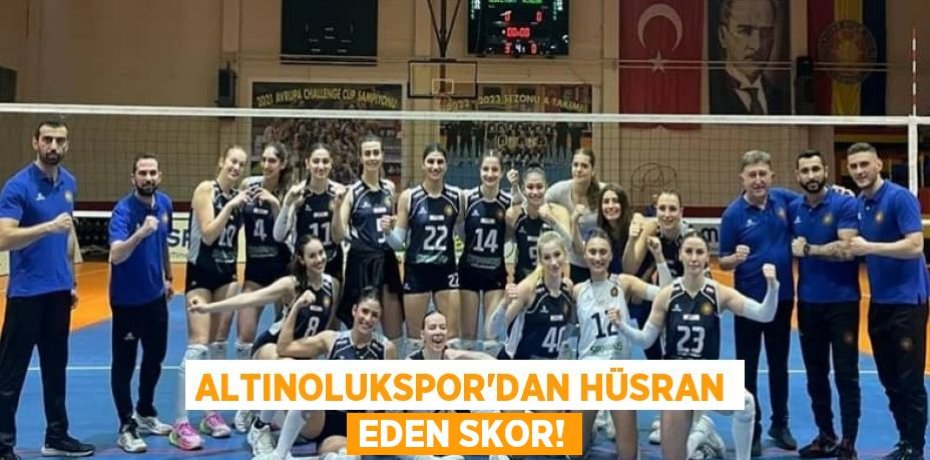 Altınolukspor'dan hüsran eden skor!