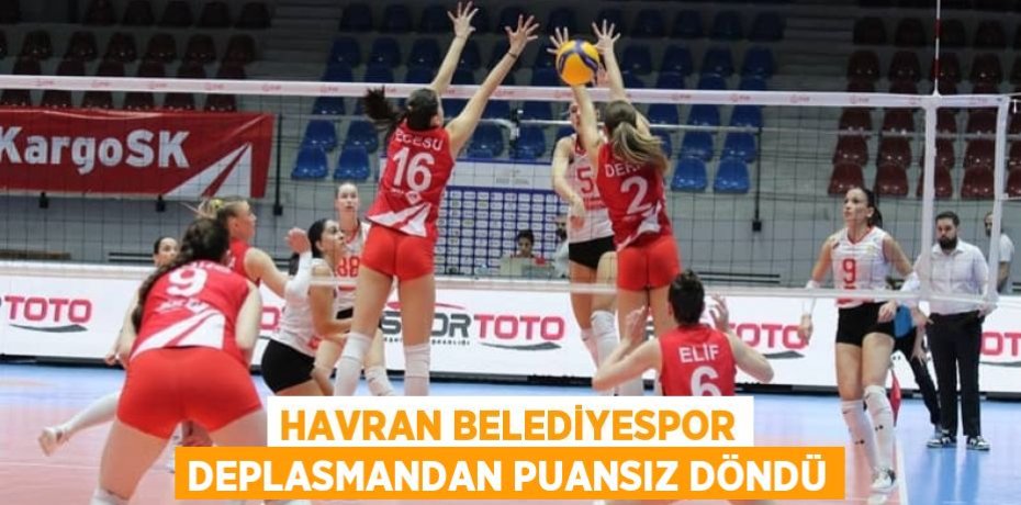 Havran Belediyespor deplasmandan puansız döndü