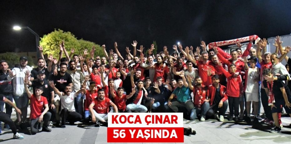 KOCA ÇINAR  56 YAŞINDA