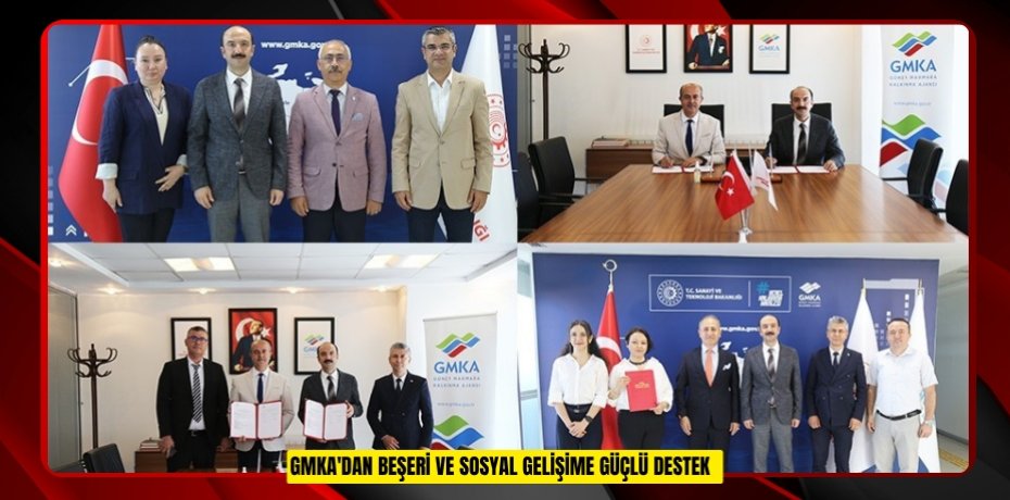 GMKA'dan beşeri ve sosyal gelişime güçlü destek  