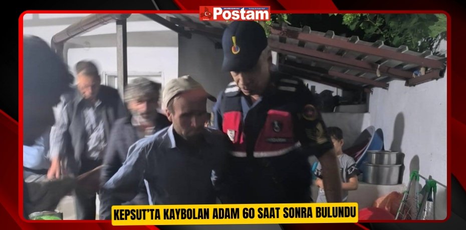 Kepsut’ta kaybolan adam 60 saat sonra bulundu
