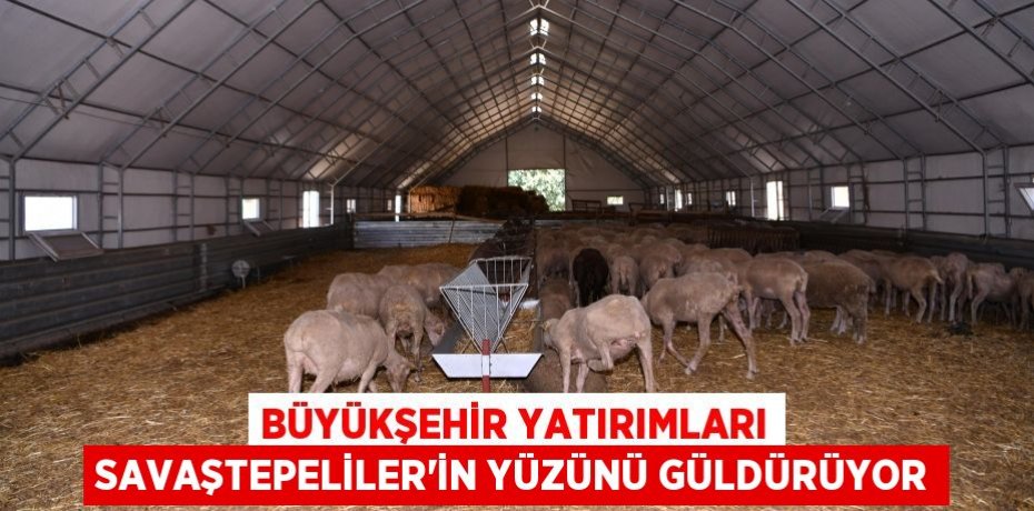 Büyükşehir yatırımları Savaştepeliler’in yüzünü güldürüyor