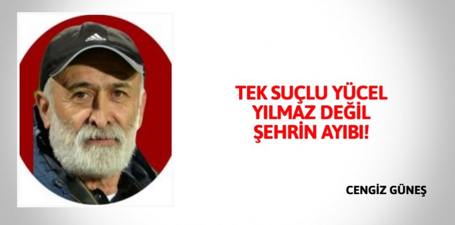 TEK SUÇLU YÜCEL YILMAZ DEĞİL  ŞEHRİN AYIBI!