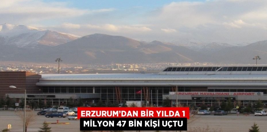 ERZURUM’DAN BİR YILDA 1 MİLYON 47 BİN KİŞİ UÇTU