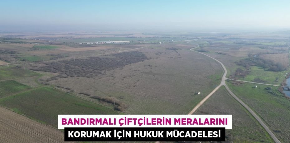Bandırmalı çiftçilerin meralarını korumak için hukuk mücadelesi