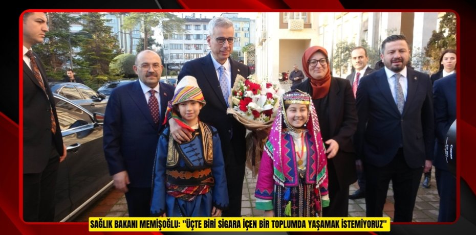 Sağlık Bakanı Memişoğlu: "Üçte biri sigara içen bir toplumda yaşamak istemiyoruz" 