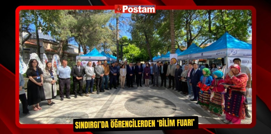 Sındırgı’da öğrencilerden ‘Bilim Fuarı’