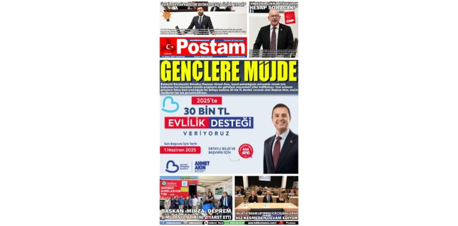 GENÇLERE MÜJDE