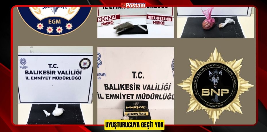 UYUŞTURUCUYA GEÇİT YOK