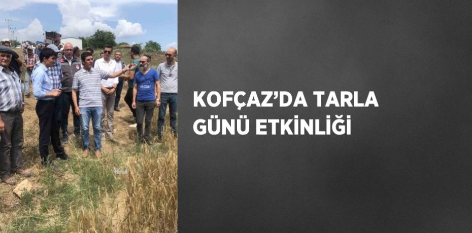 KOFÇAZ’DA TARLA GÜNÜ ETKİNLİĞİ