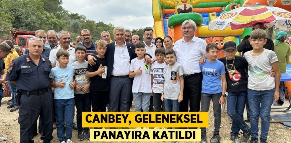 Canbey, geleneksel panayıra katıldı