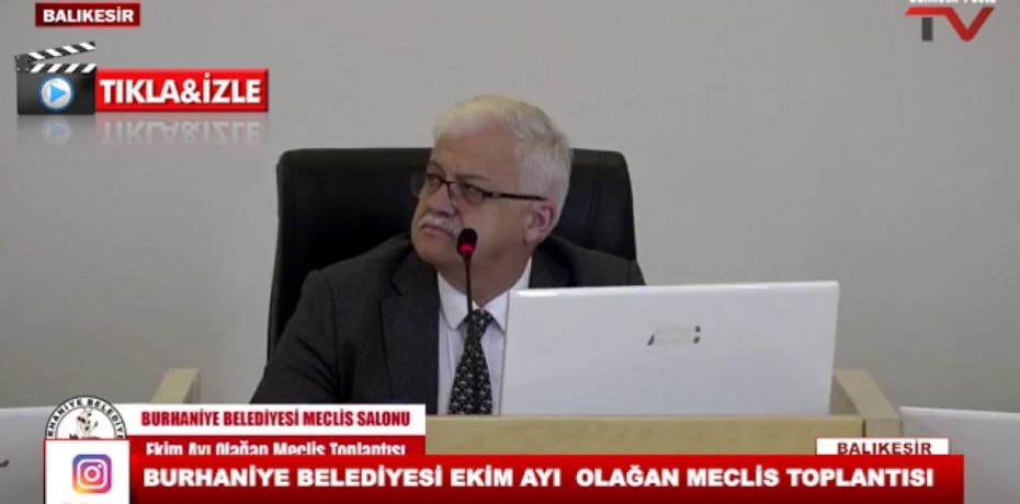 BURHANİYE BELEDİYESİ EKİM AYI OLAĞAN MECLİS TOPLANTISI