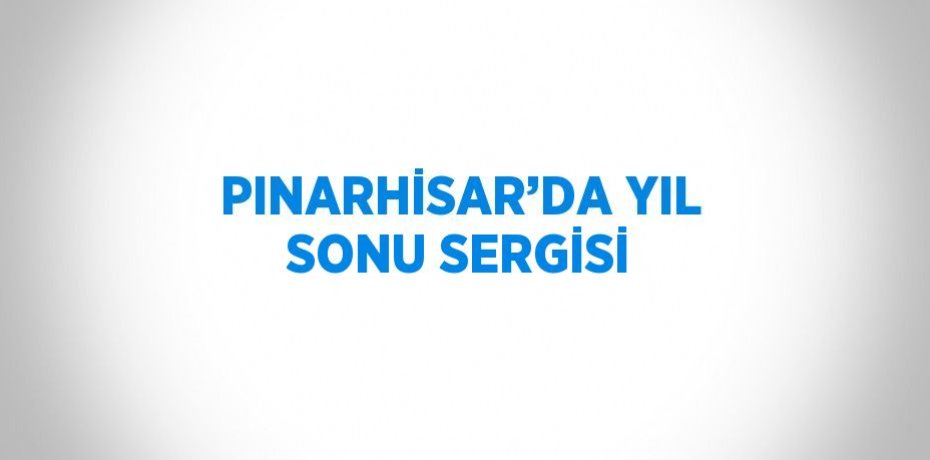 PINARHİSAR’DA YIL SONU SERGİSİ