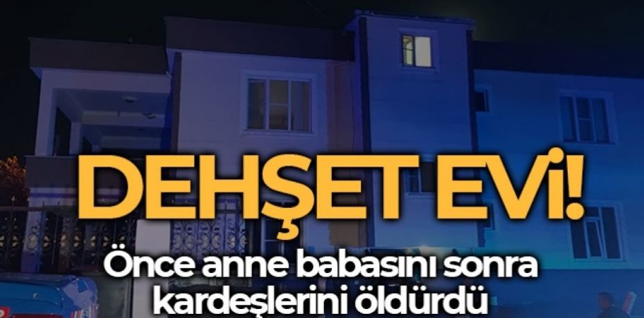 Ailesinden 4 kişiyi öldürüp intihar etti