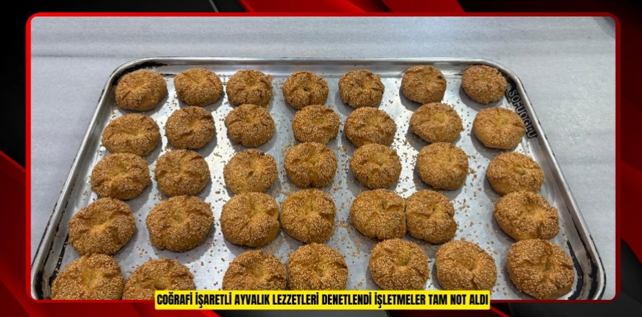 COĞRAFİ İŞARETLİ AYVALIK LEZZETLERİ DENETLENDİ İŞLETMELER TAM NOT ALDI