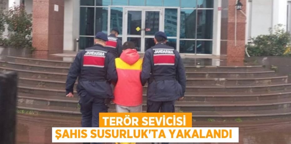 TERÖR SEVİCİSİ ŞAHIS SUSURLUK’TA YAKALANDI