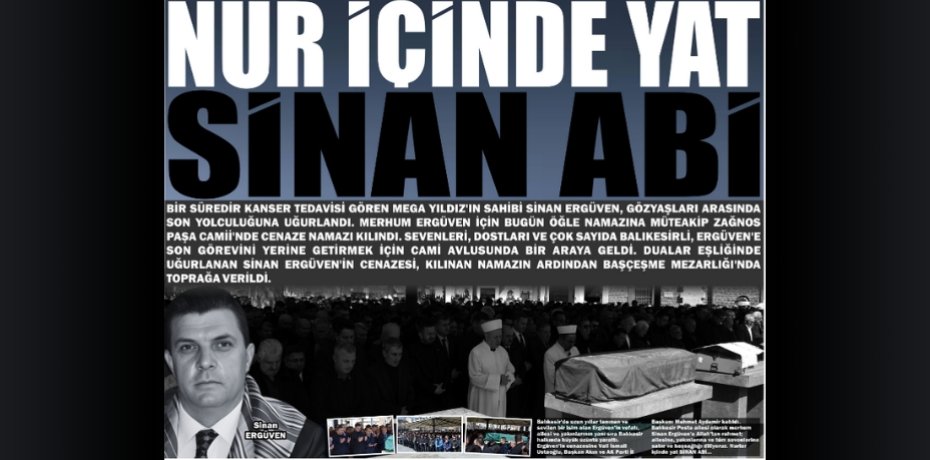 NUR İÇİNDE YAT SİNAN ABİ