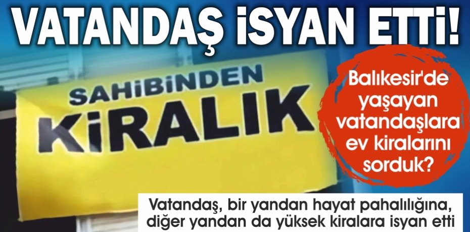 Vatandaş isyan etti!