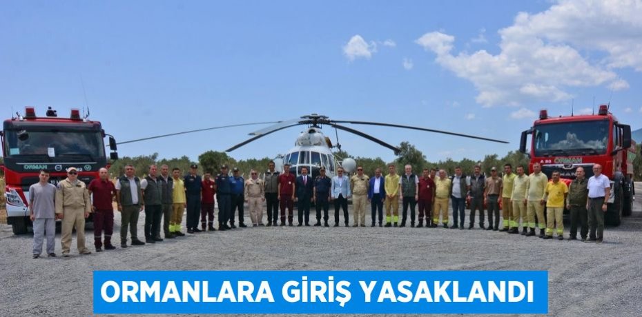 Ormanlara giriş yasaklandı