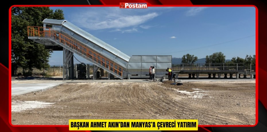 BAŞKAN AHMET AKIN’DAN MANYAS’A ÇEVRECİ YATIRIM