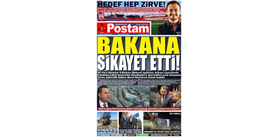 BAKANA ŞİKAYET ETTİ!