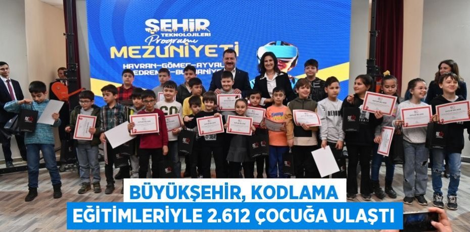 Büyükşehir, kodlama eğitimleriyle 2.612 çocuğa ulaştı