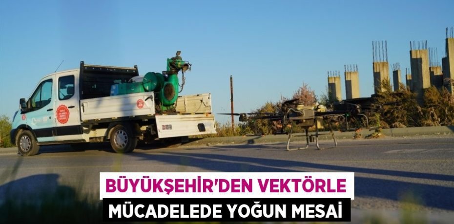 BÜYÜKŞEHİR’DEN VEKTÖRLE MÜCADELEDE YOĞUN MESAİ