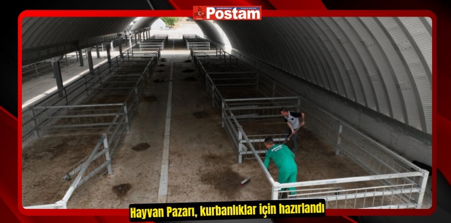 Hayvan Pazarı, kurbanlıklar için hazırlandı