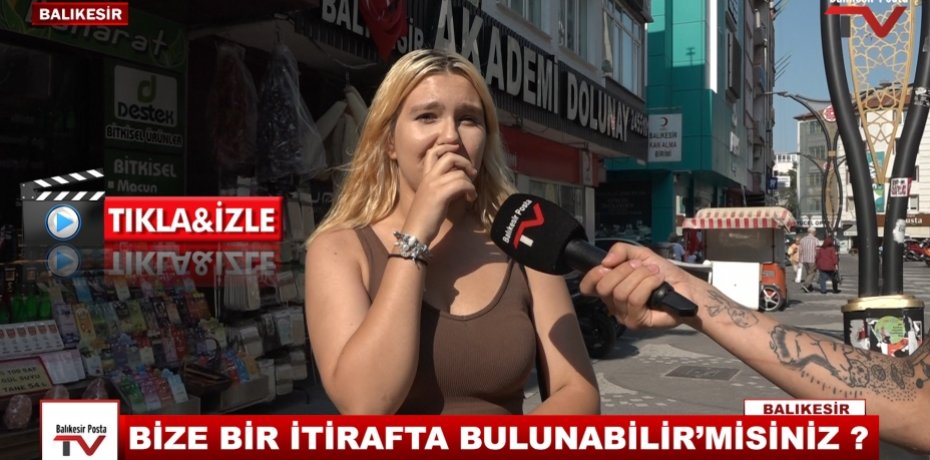 BİZE BİR İTİRAFTA BULUNUR MUSUNUZ ?