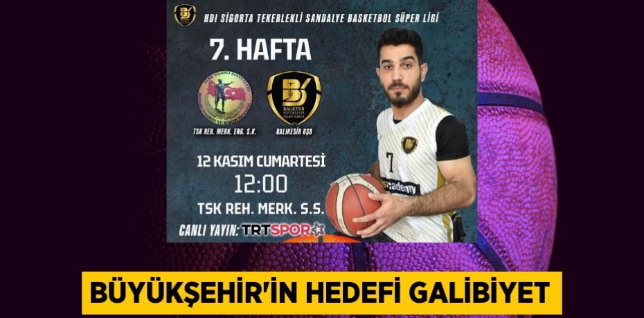 BÜYÜKŞEHİR’İN HEDEFİ GALİBİYET