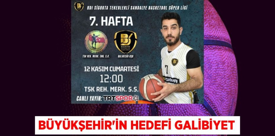 BÜYÜKŞEHİR’İN HEDEFİ GALİBİYET