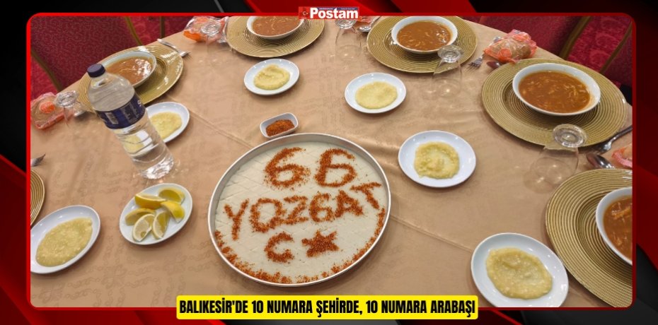 BALIKESİR'DE &quot;10 NUMARA ŞEHİRDE, 10 NUMARA ARABAŞI&quot; ETKİNLİĞİ