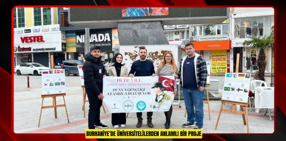 Burhaniye’de üniversitelilerden anlamlı bir proje