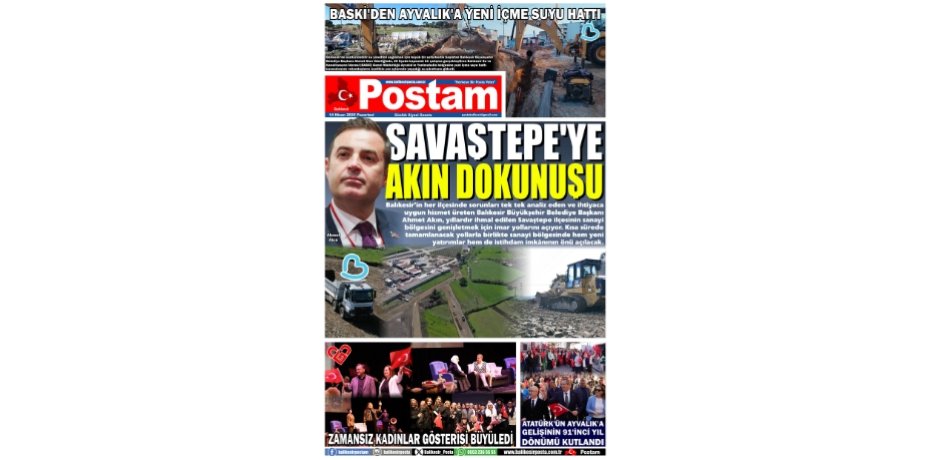 SAVAŞTEPE'YE AKIN DOKUNUŞU