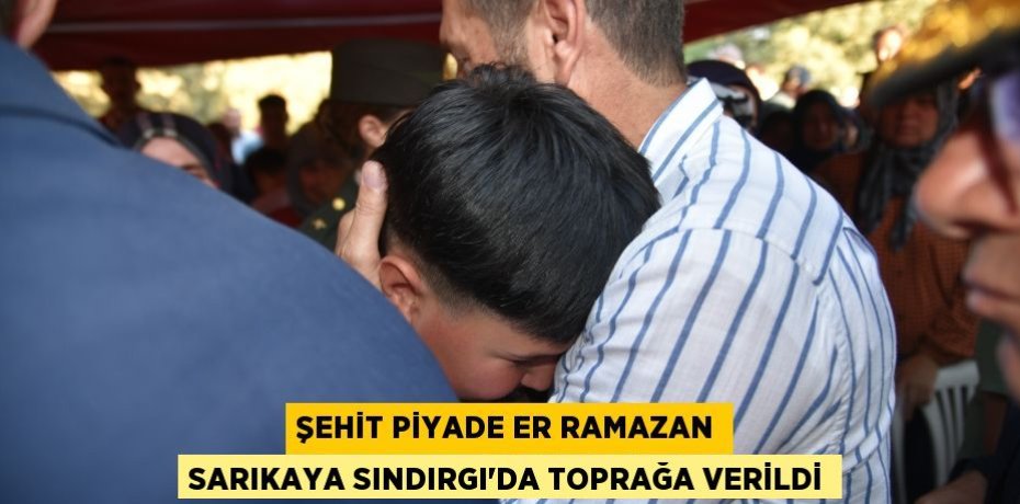 Şehit Piyade Er Ramazan Sarıkaya Sındırgı’da toprağa verildi