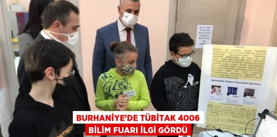 BURHANİYE’DE TÜBİTAK 4006 BİLİM FUARI İLGİ GÖRDÜ
